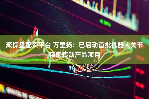 聚操盘配资平台 万里扬：已启动首批机器人关节精密传动产品项目